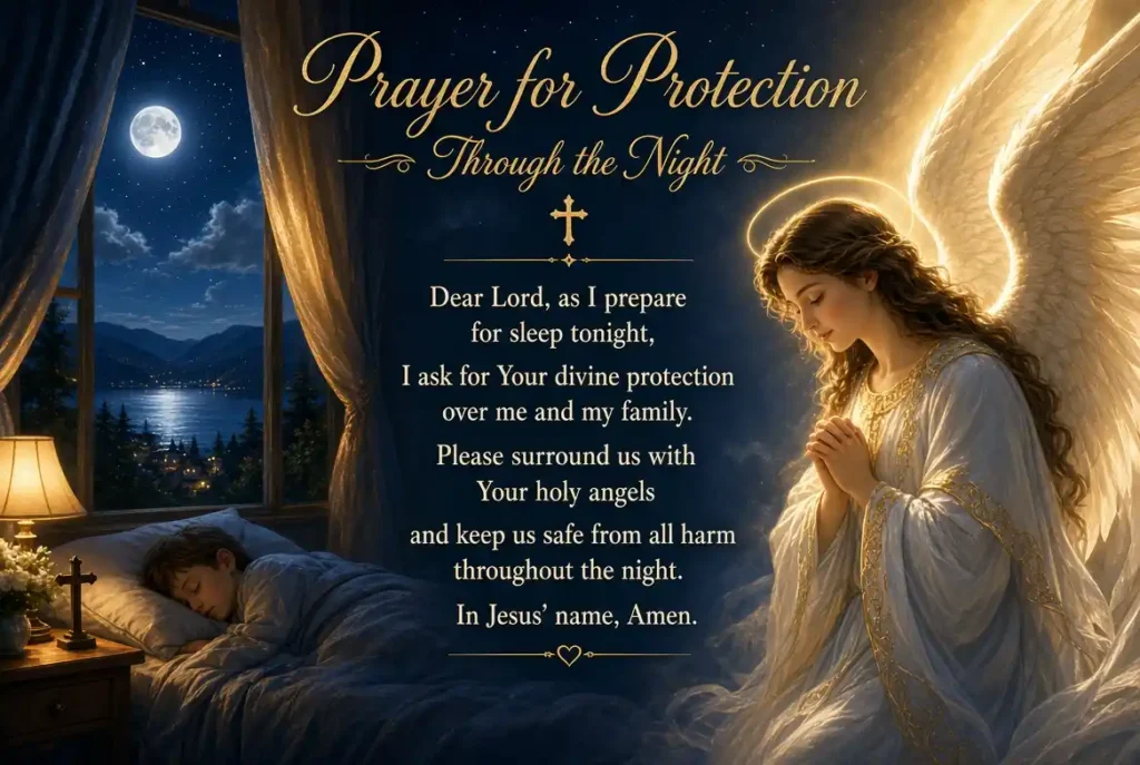 Prayer for Protection Through the Night