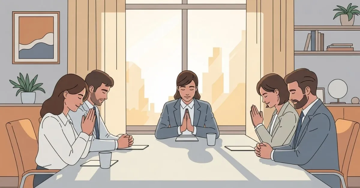 sample prayers for meetings