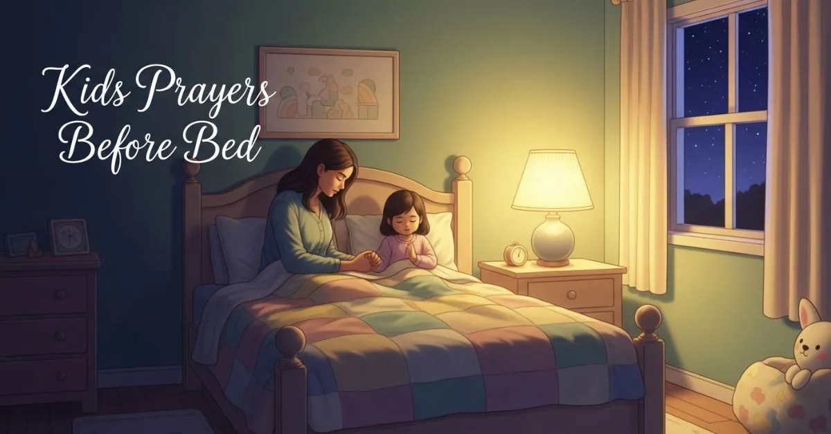 kids prayers before bed