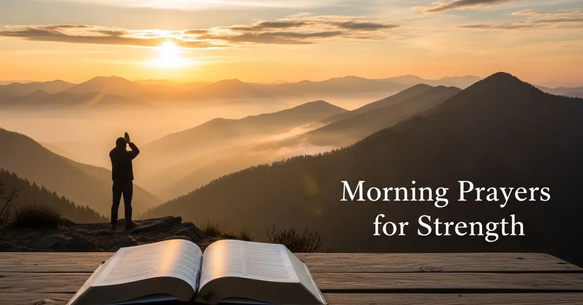 morning prayers for strength