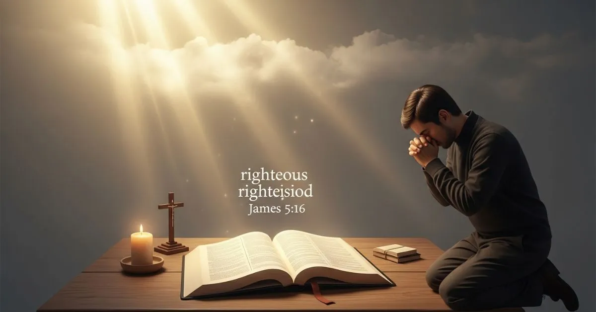 prayers of a righteous man availeth much