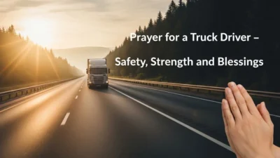 prayer for a truck driver