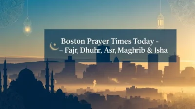 prayer times boston