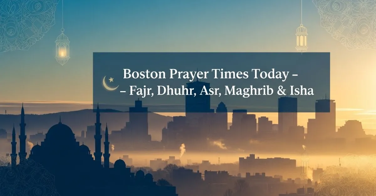 prayer times boston