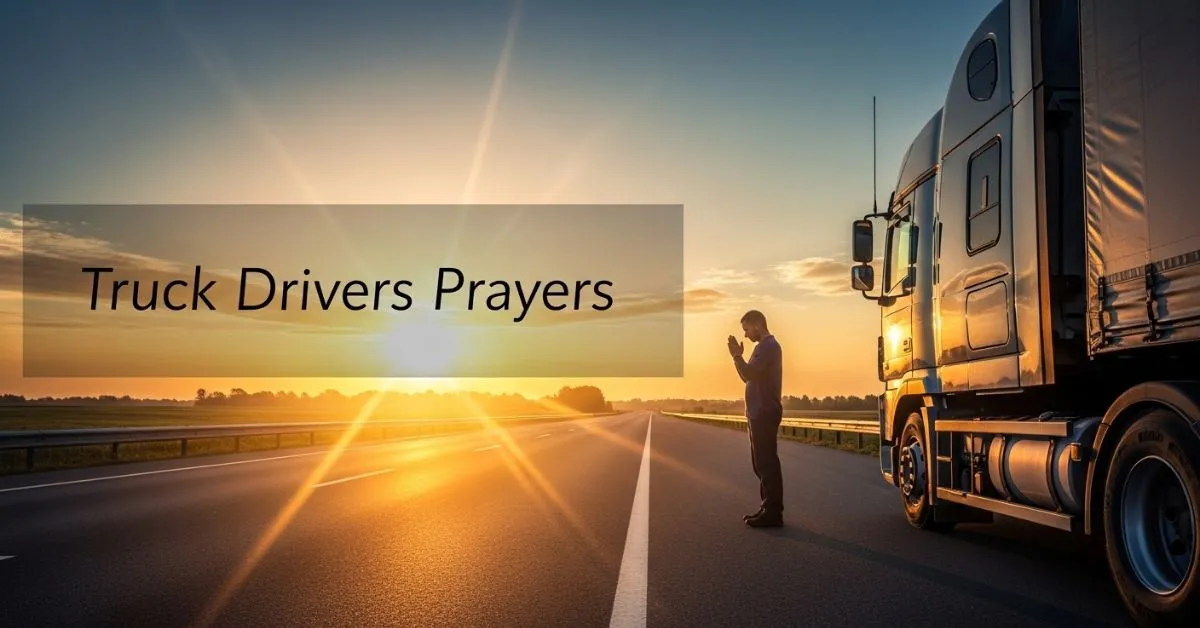 truck drivers prayers