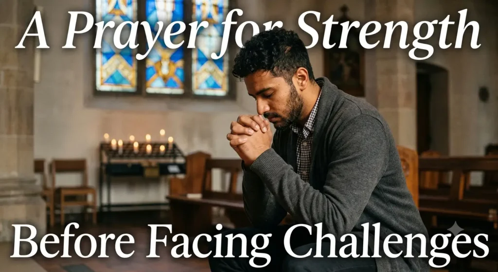 A Prayer for Strength Before Facing Challenges