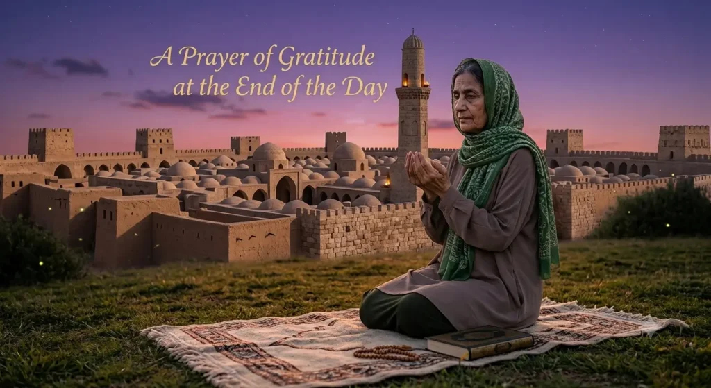 A Prayer of Gratitude at the End of the Day