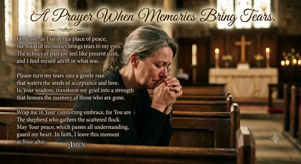 A Prayer When Memories Bring Tears