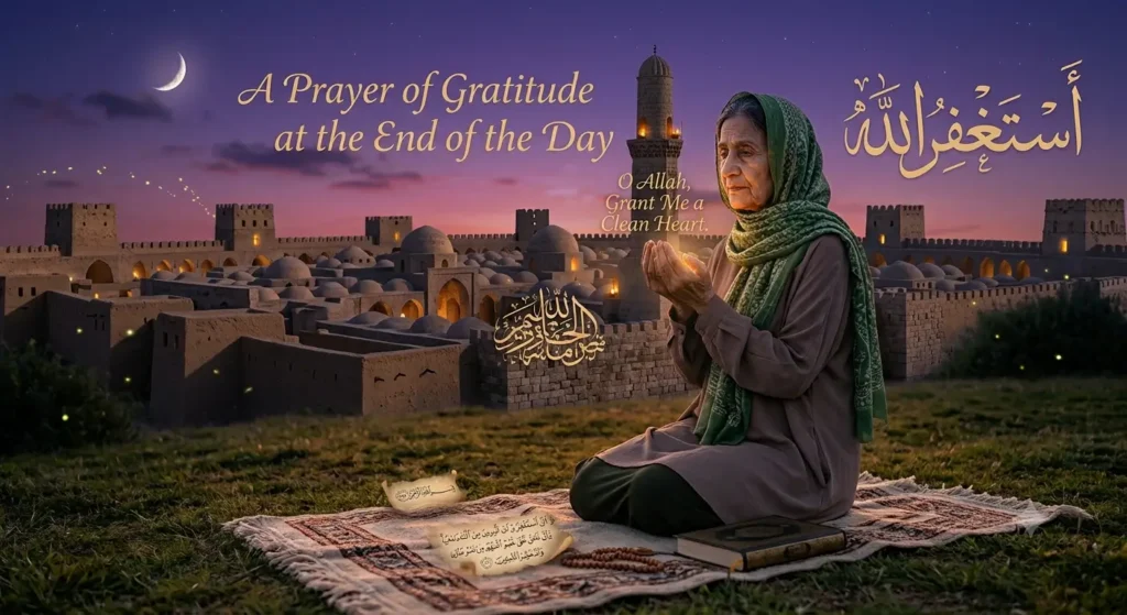 Evening Prayer for Forgiveness and a Clean Heart