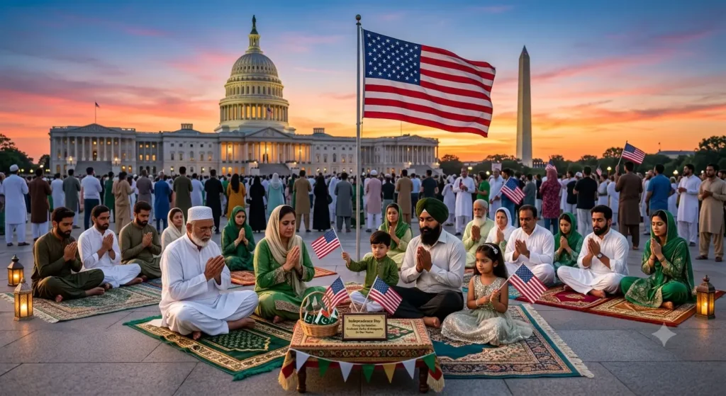 Prayer for Independence Day for Families Celebrating Together