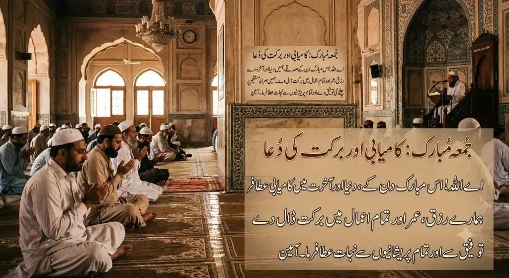 A Jumma Mubarak Prayer for Success and Barakah