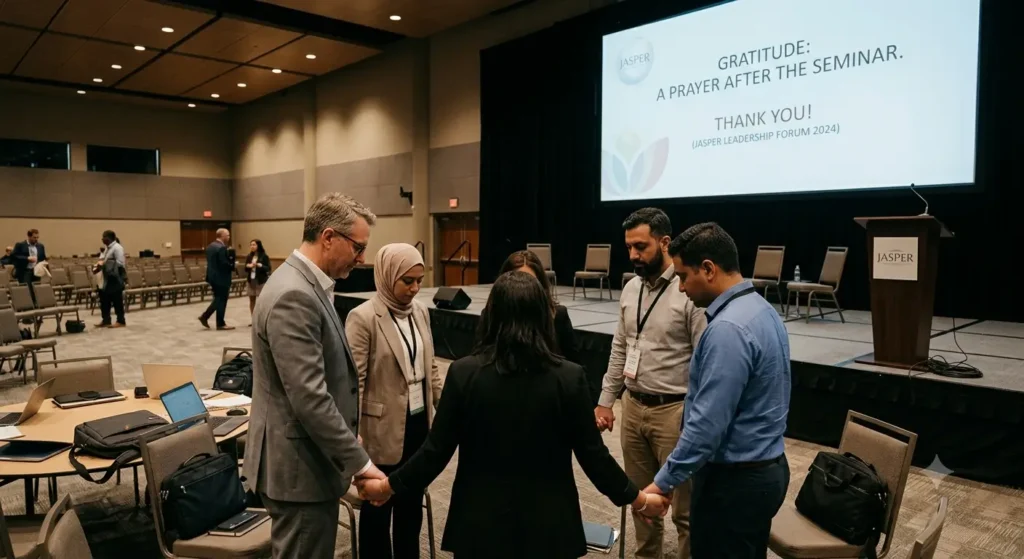 A Prayer of Gratitude After the Seminar Ends