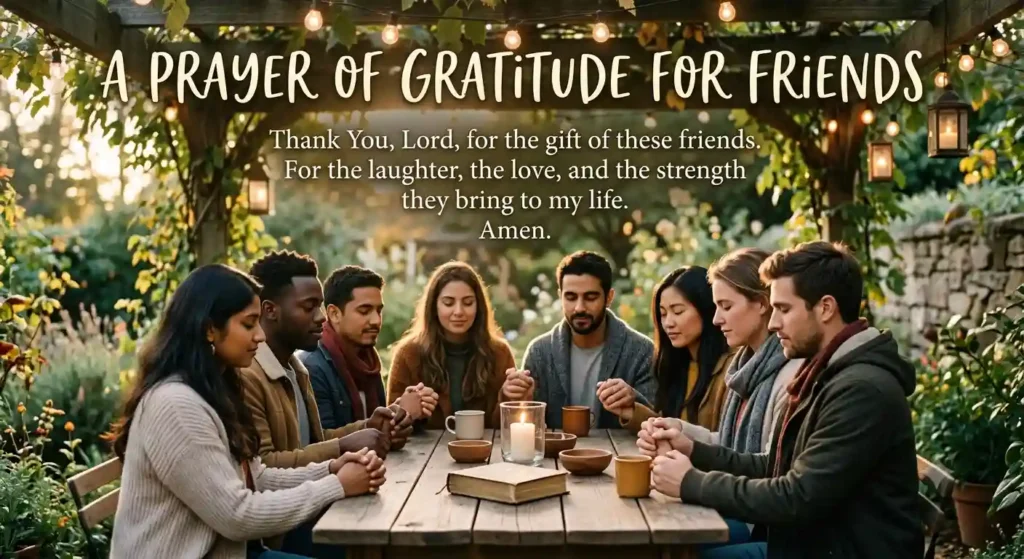 A Prayer of Gratitude for Friends
