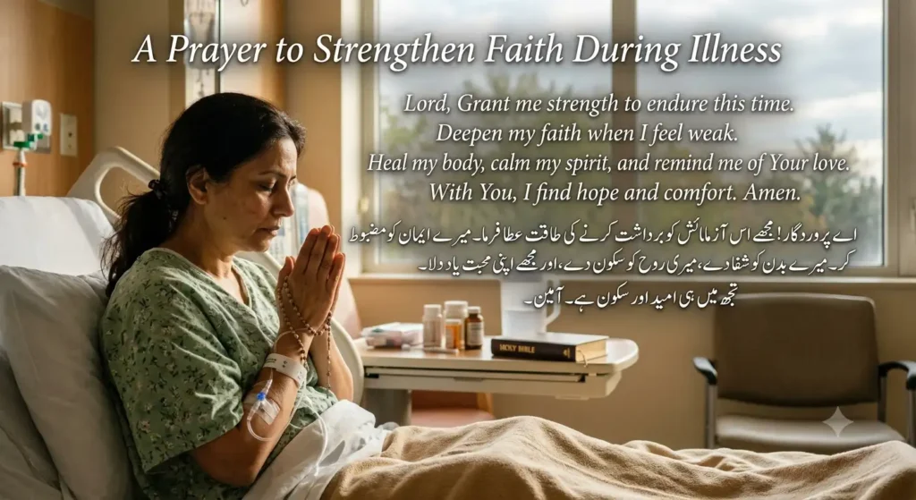 A Prayer to Strengthen Faith During Illness