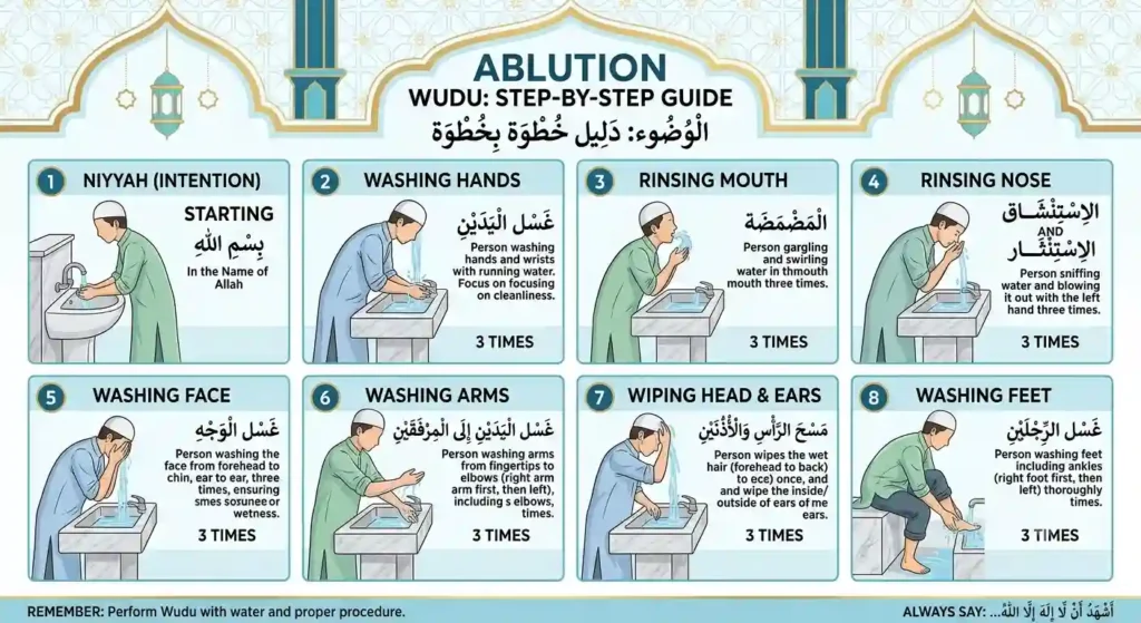 Ablution Wudu Steps: Step-by-Step Guide