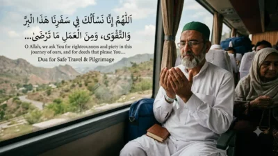 Dua for Safe Travel Pilgrimage