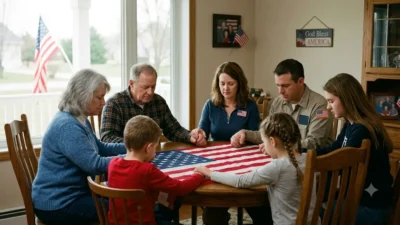 Patriotic Prayer for USA Families