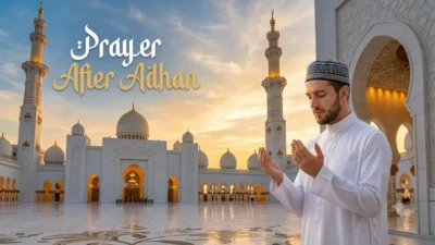 prayer after Adhan