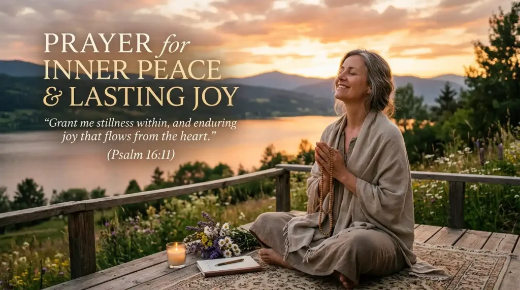 Prayer for Inner Peace and Lasting Joy