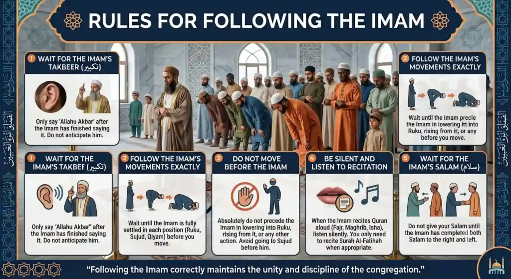 Rules for Following the Imam