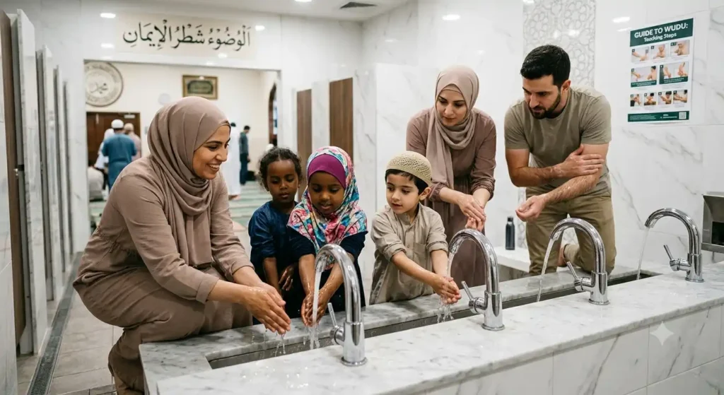 Teaching Wudu to Children and New Muslims