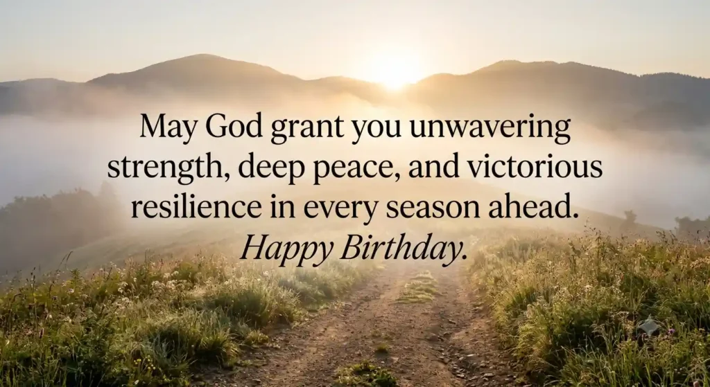 Birthday Prayer Blessing for Strength During Challenges