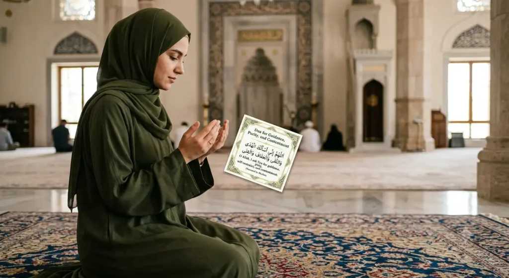 Dua From Sunnah for Guidance, Purity, and Contentment