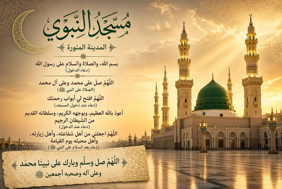 duas for visiting Masjid Nabawi
